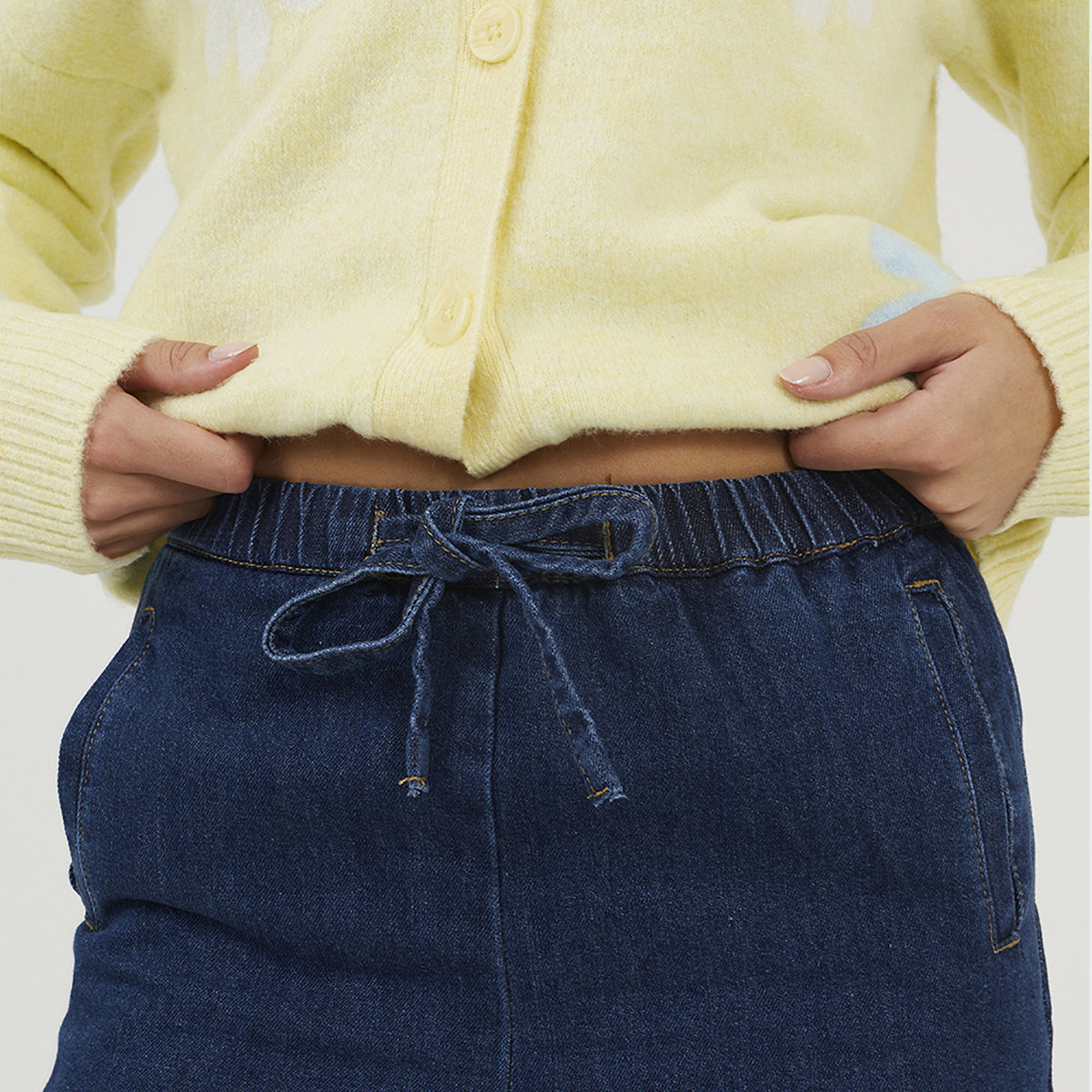 Brave Soul Indigo Elasticated Waist Straight Leg Jean - Indigo Image 4