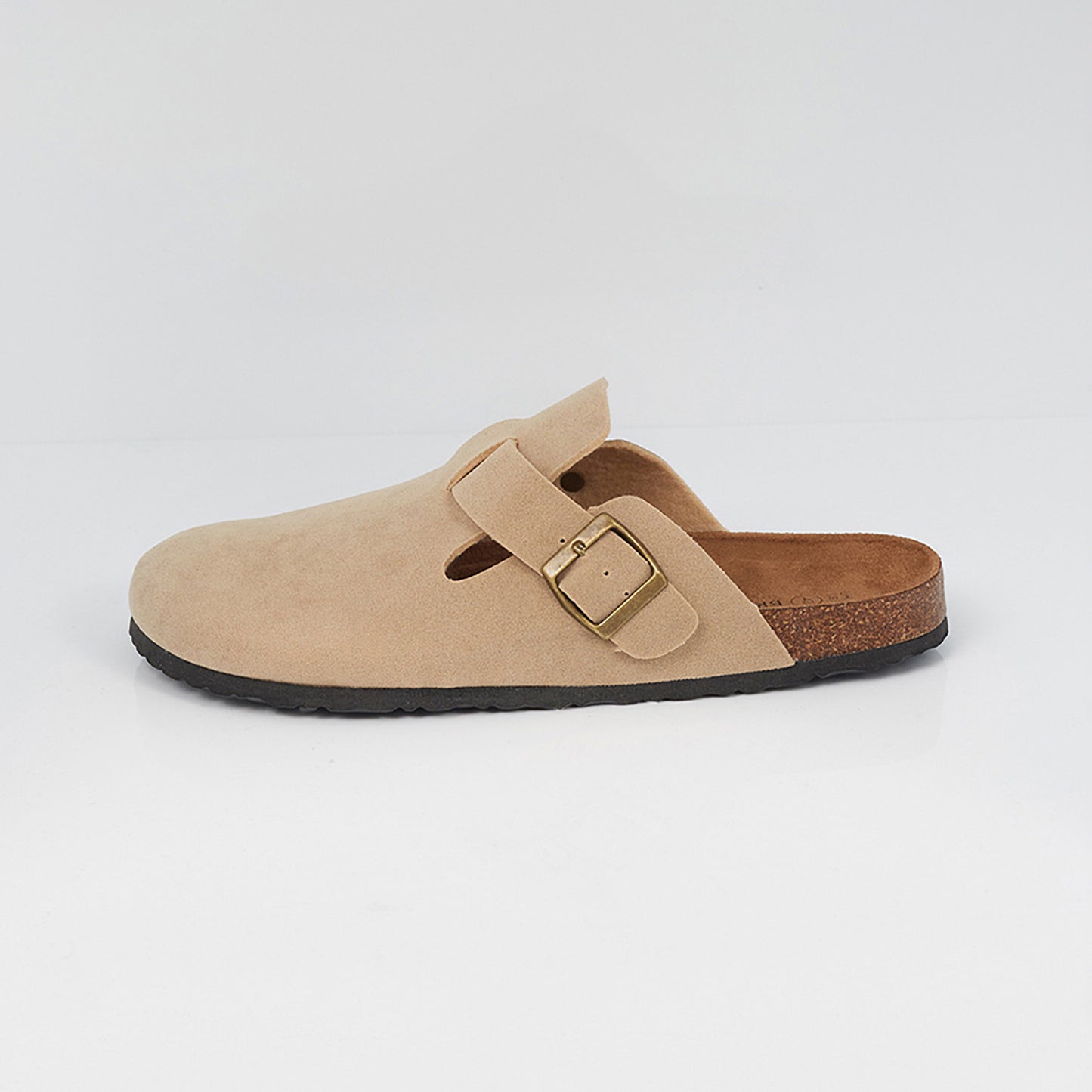 Brave Soul Taupe Faux Suede Mule Sandals - Taupe Image 3