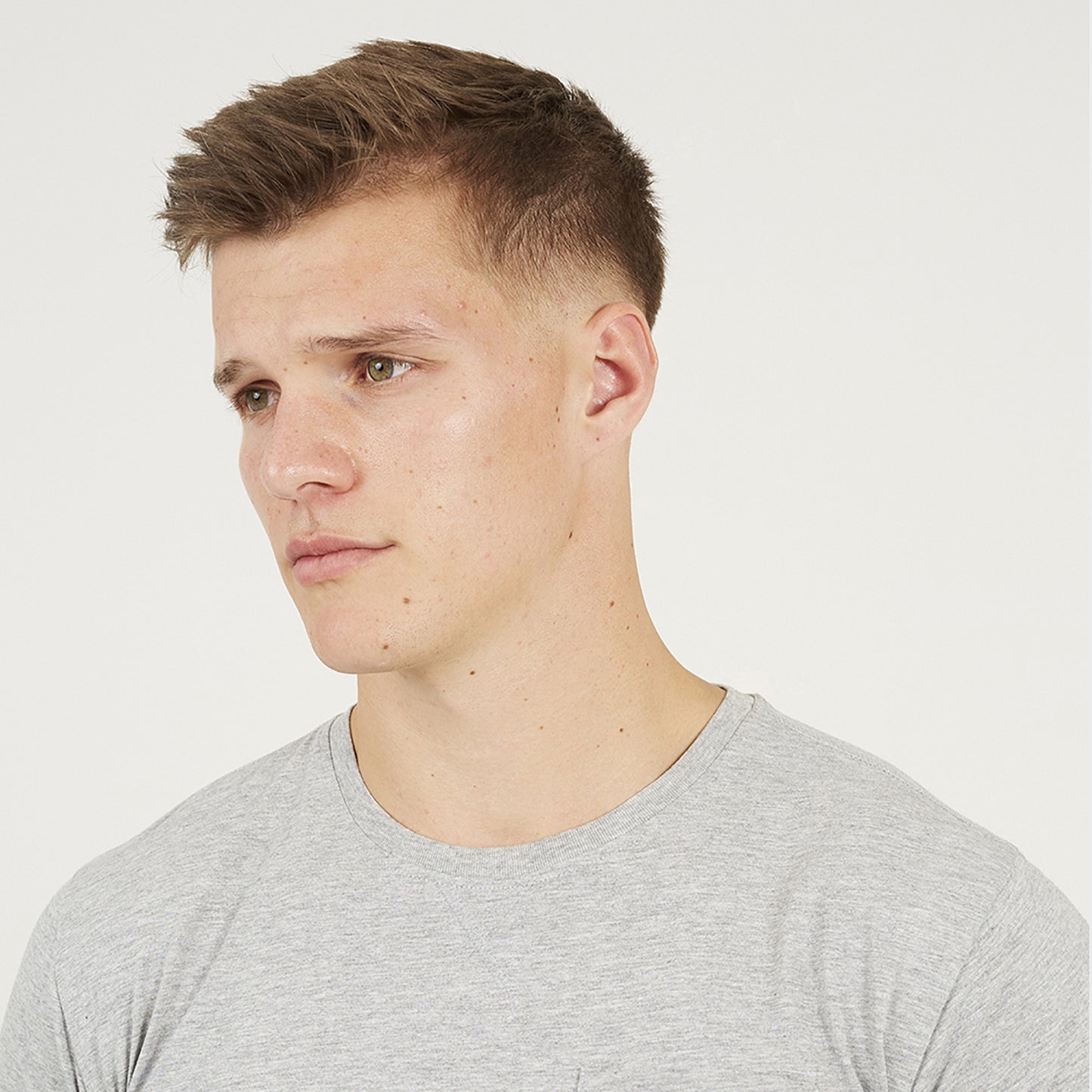 Brave Soul Navy 2 Pack Crew Neck T-Shirts - Navy Image 5
