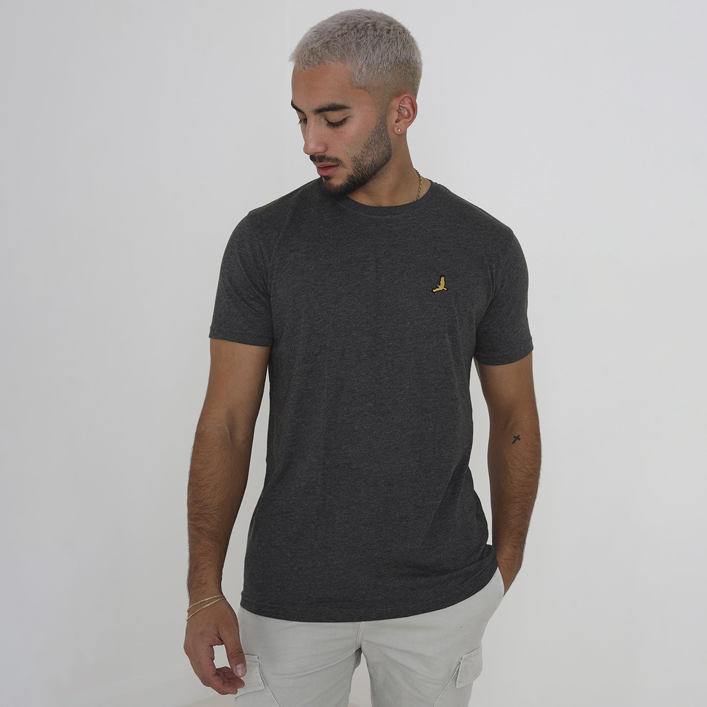 Brave Soul White 5-Pack Crew Neck T-Shirts - White Image 3