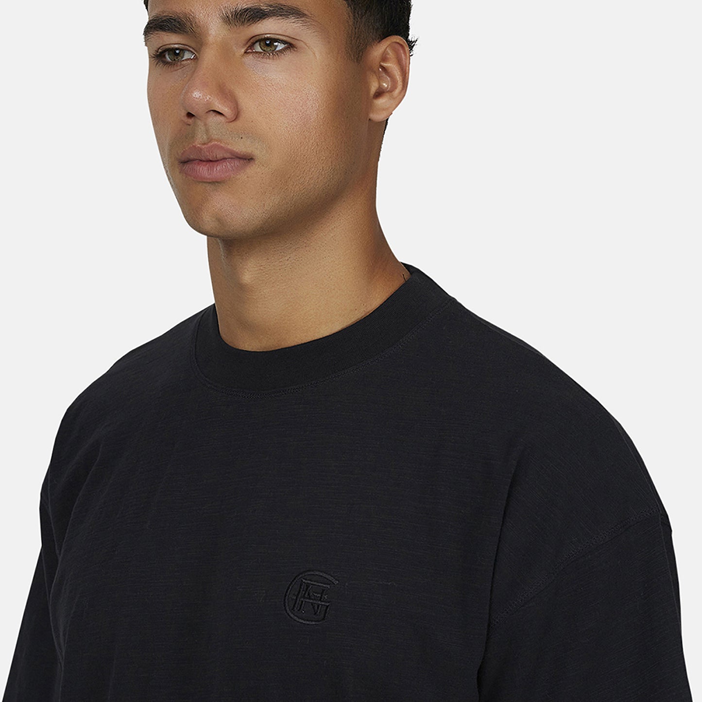 Good For Nothing Black Relaxed T-Shirt - Black Image 4