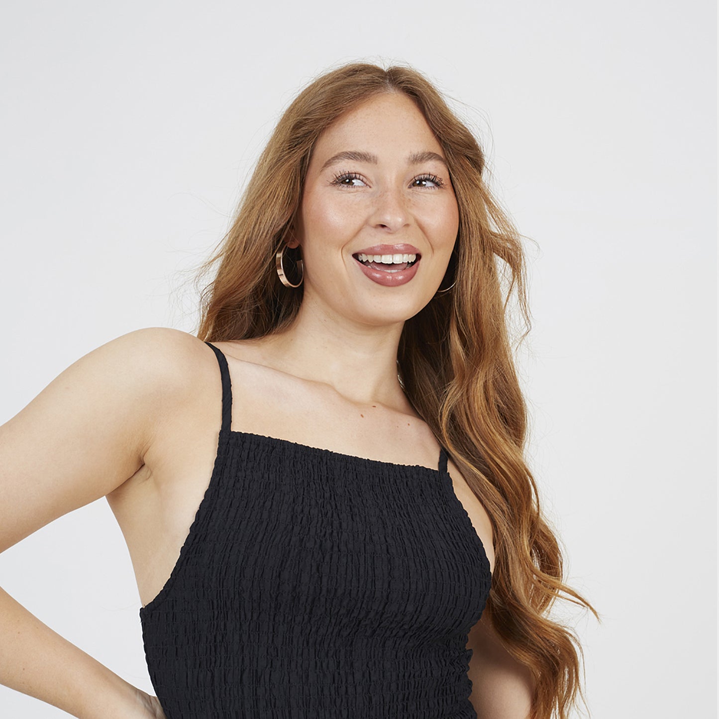 Brave Soul Black Tiered Maxi Dress - Black Image 3