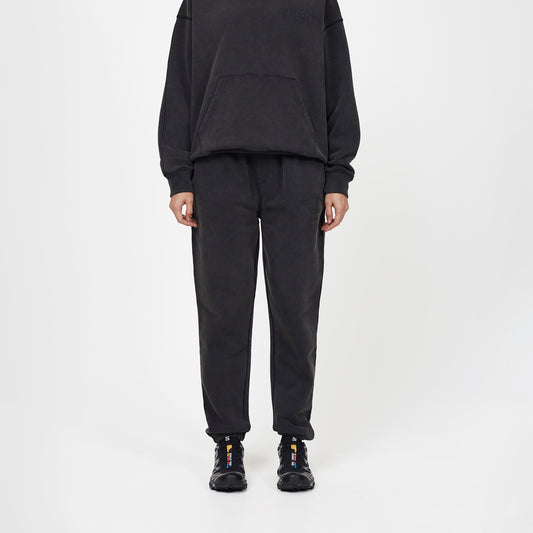Good For Nothing Black Washed Relaxed Joggers - Black Image 1