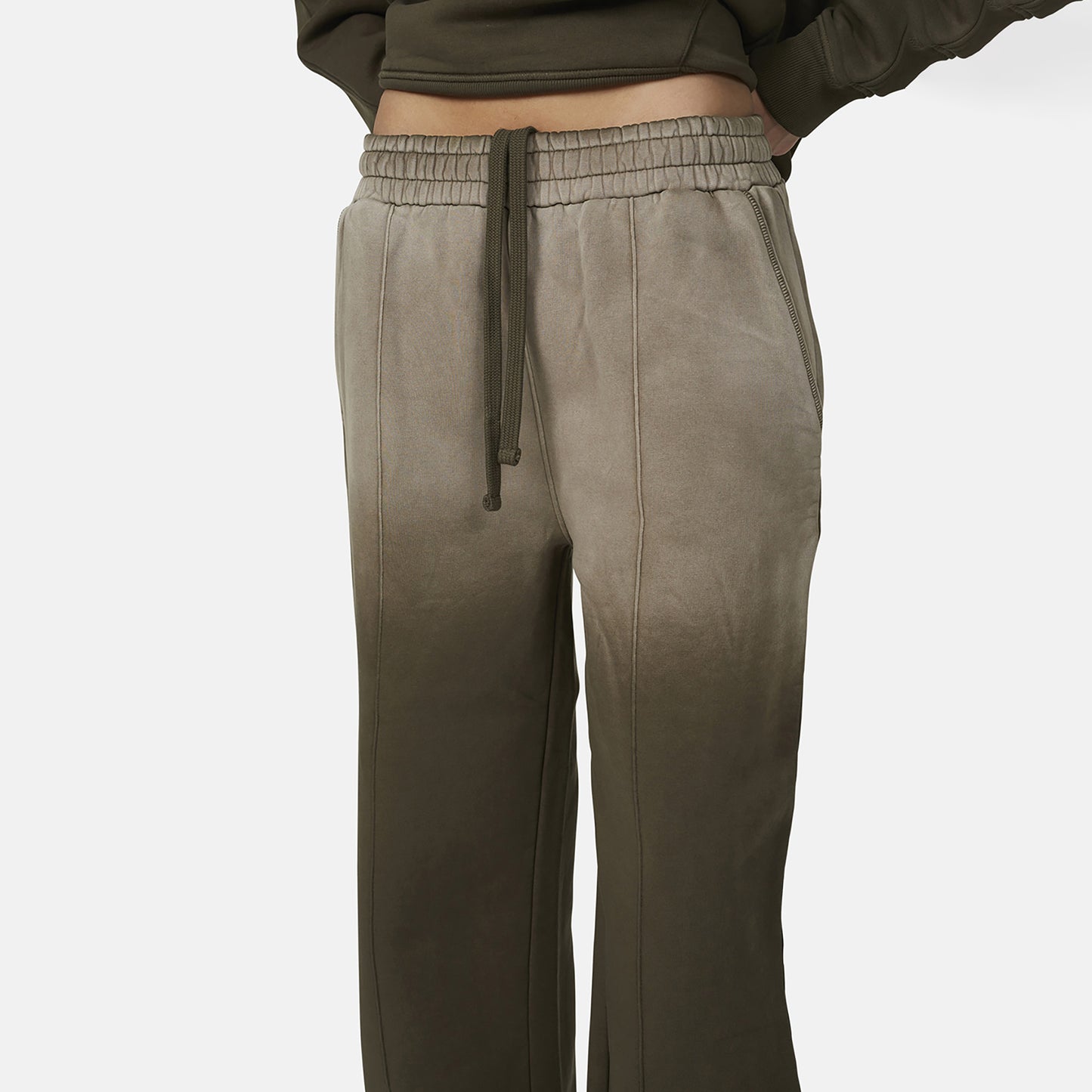 Good For Nothing Taupe Gradient Baggy Joggers - Taupe Image 3