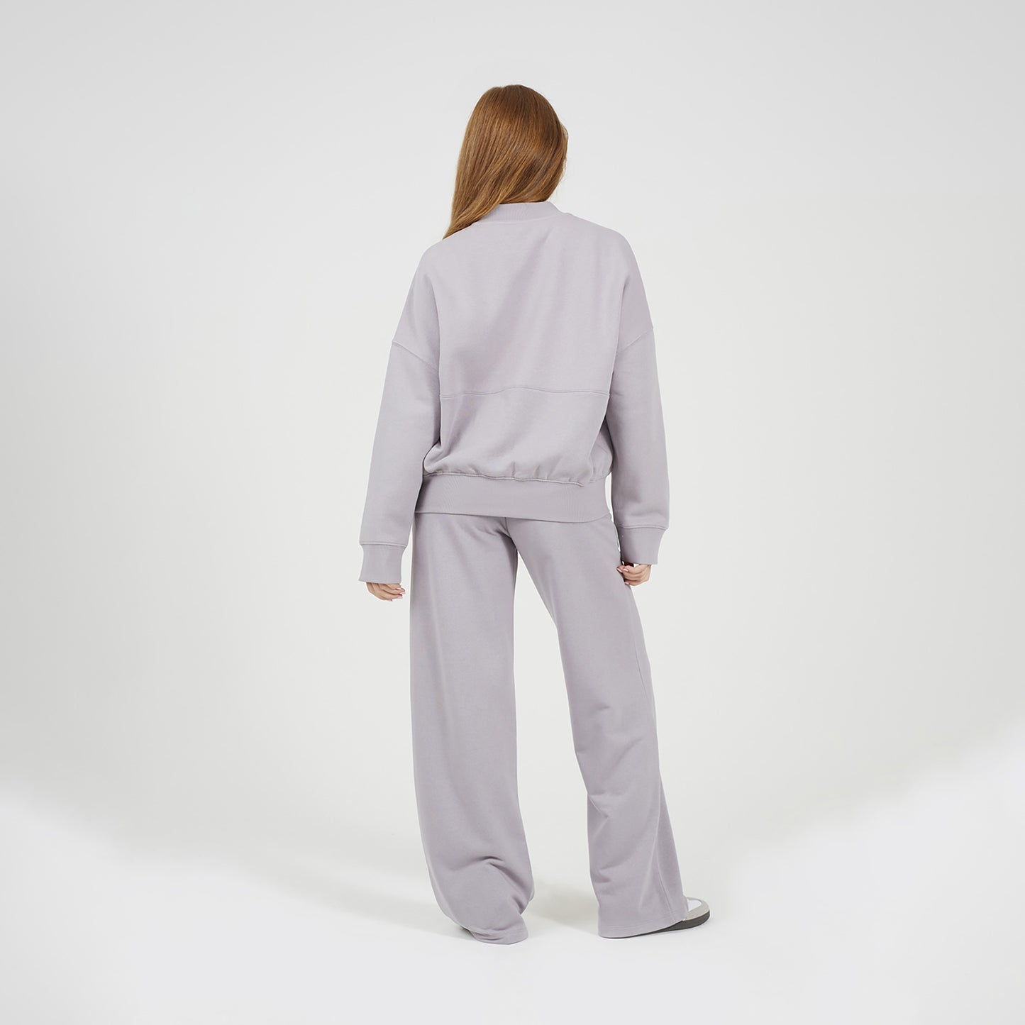 Brave Soul Grey Cotton Blend Wide Leg Joggers - Grey Image 2