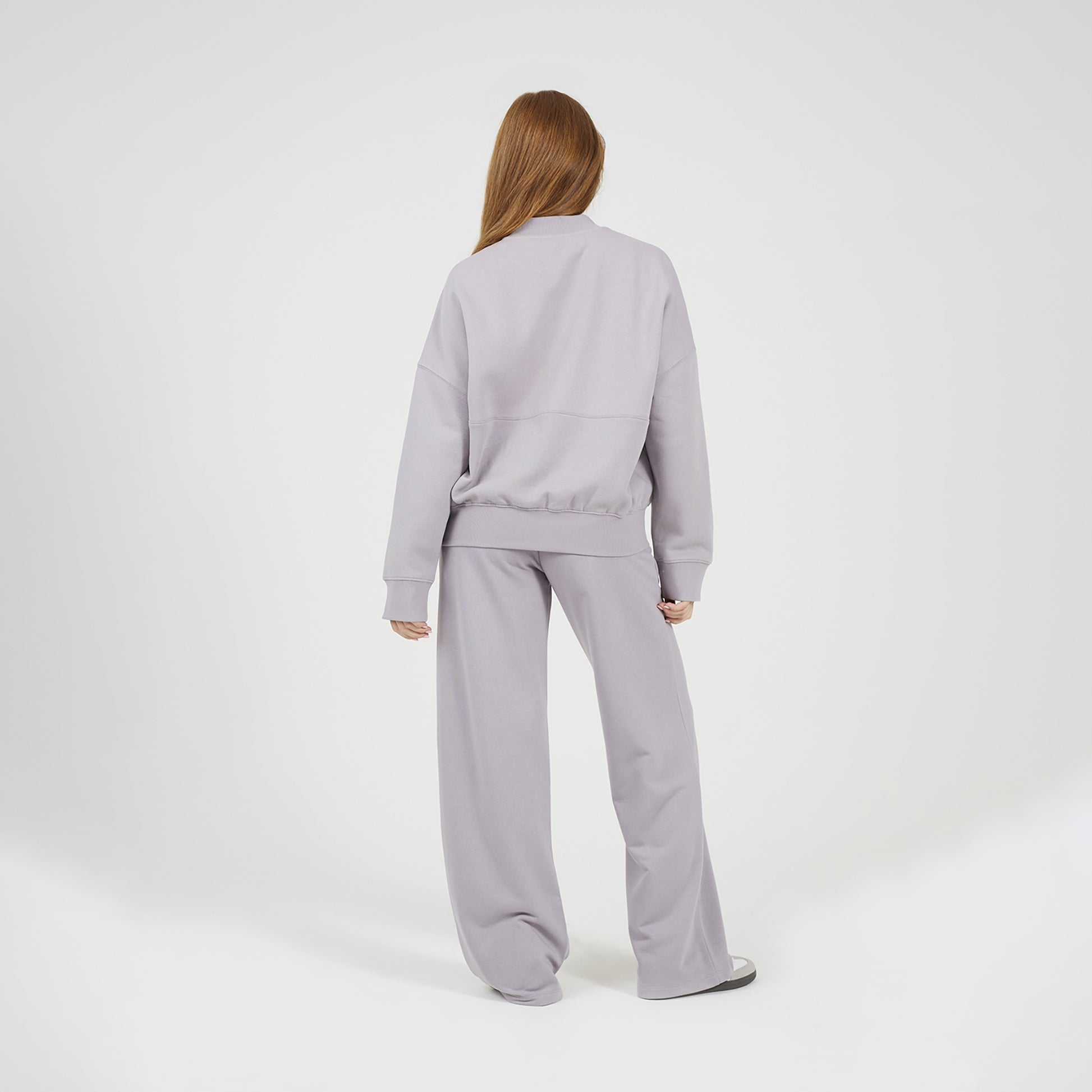 Brave Soul Grey Cotton Blend Wide Leg Joggers - Grey Image 2