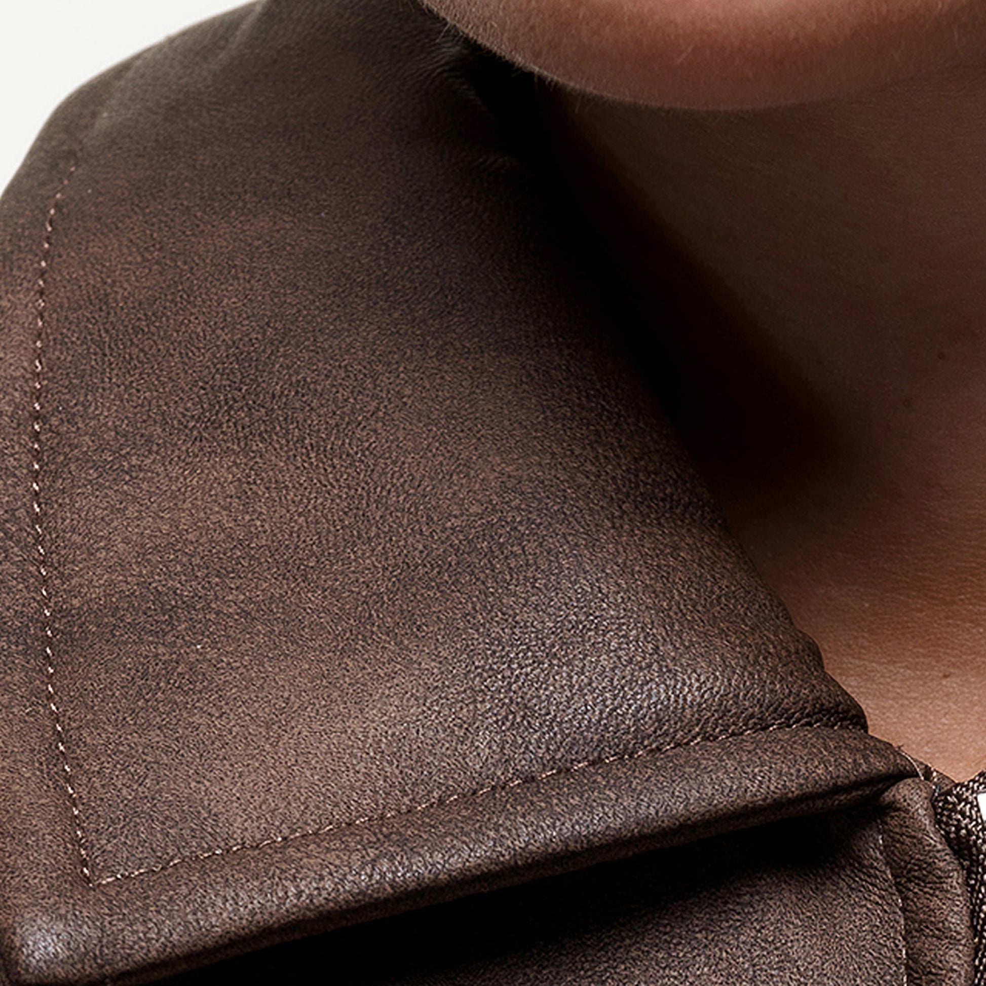 Good For Nothing Brown Vintage PU Coach Jacket - Brown Image 3
