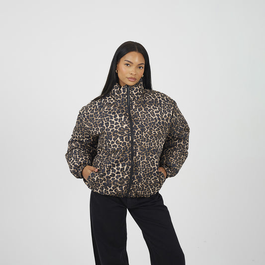Brave Soul Black Reversible Oversized Puffer Jacket - Black Image 1