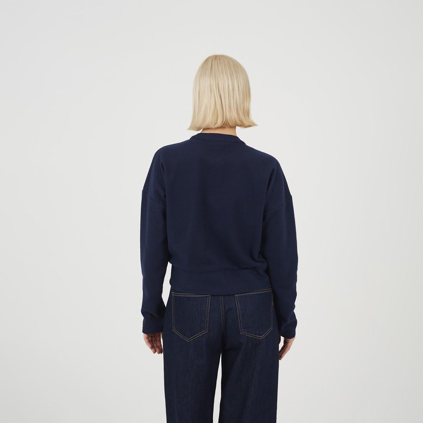 Brave Soul Navy Long Sleeve Button Down Top - Navy Image 2