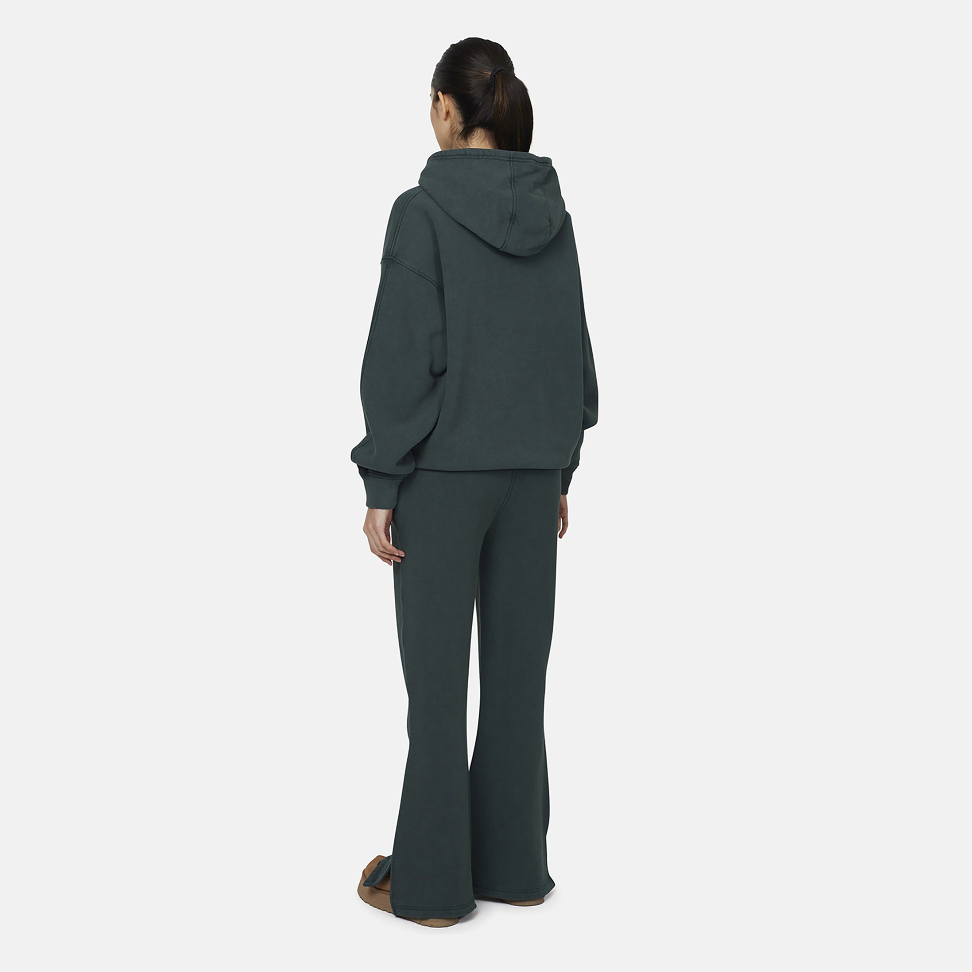 Good For Nothing Green Relaxed Hoodie - Green Image 2