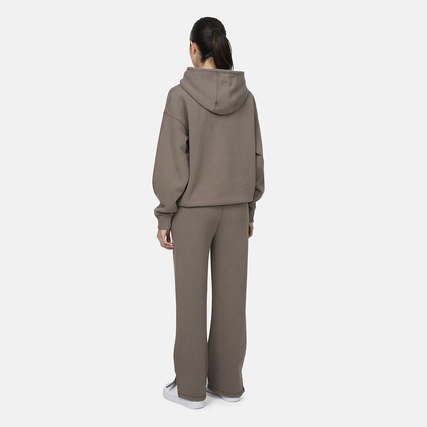 Good For Nothing Taupe Relaxed Hoodie - Taupe Image 2