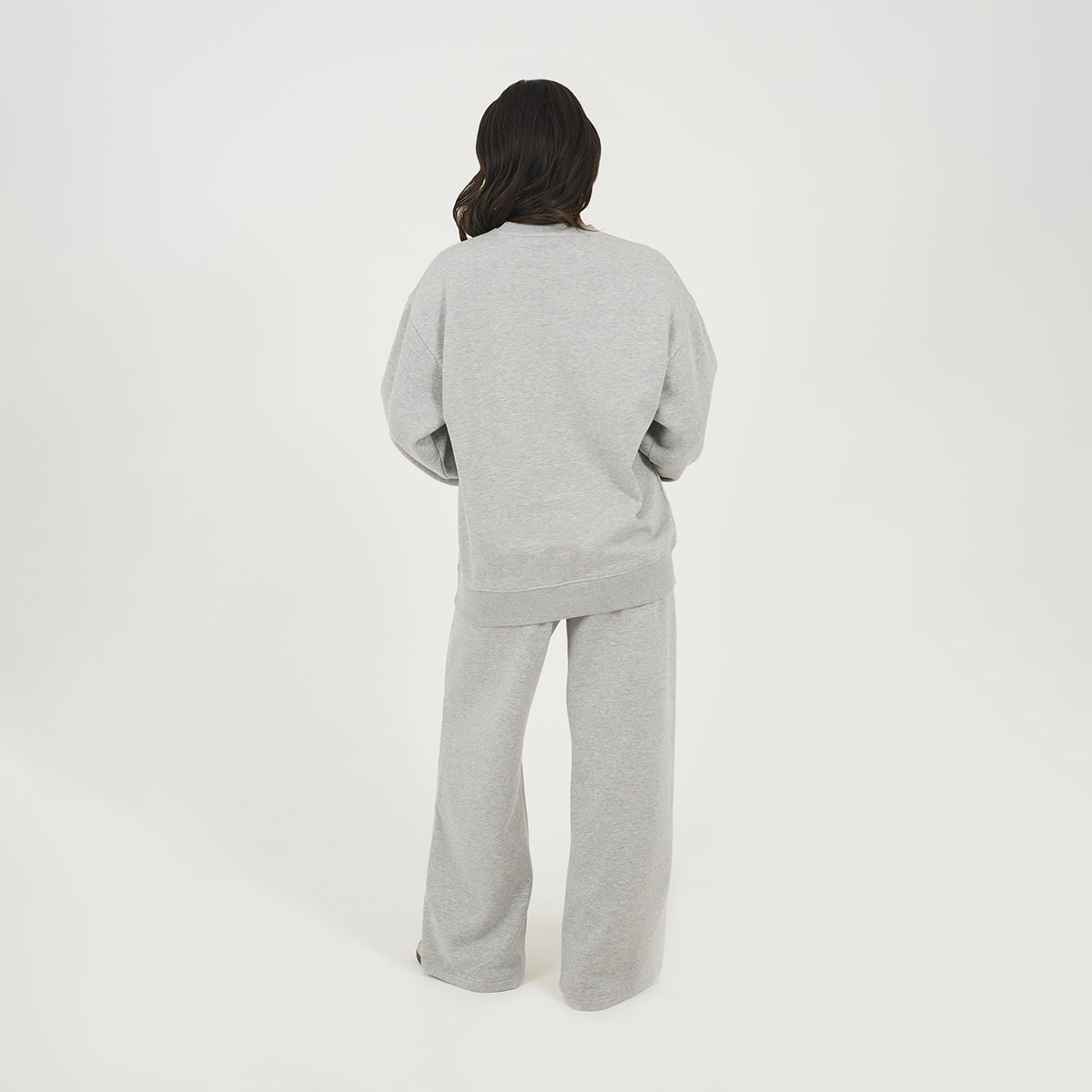 Brave Soul Grey Crew Neck Embroidered Sweatshirt - Grey Image 2
