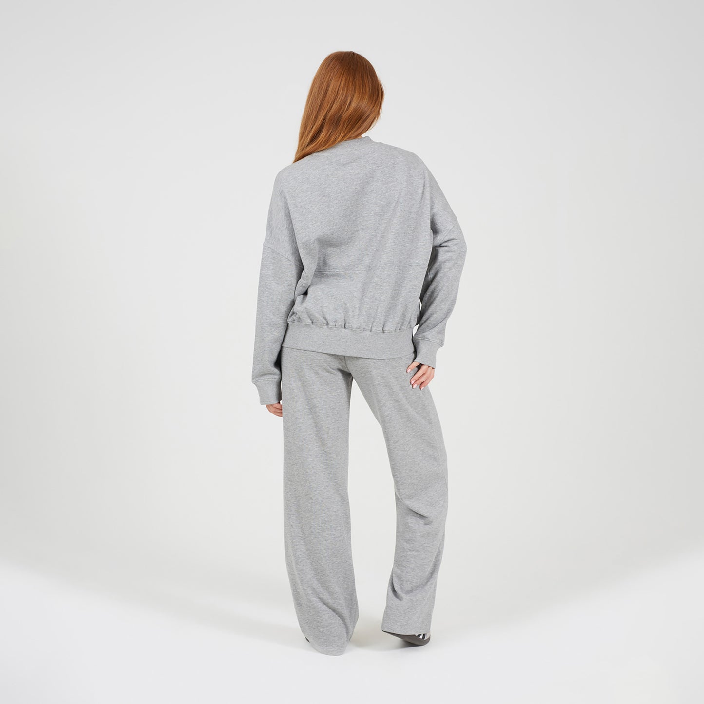 Brave Soul Grey Zip Through Sweat Bomber Jacket - Grey Image 2
