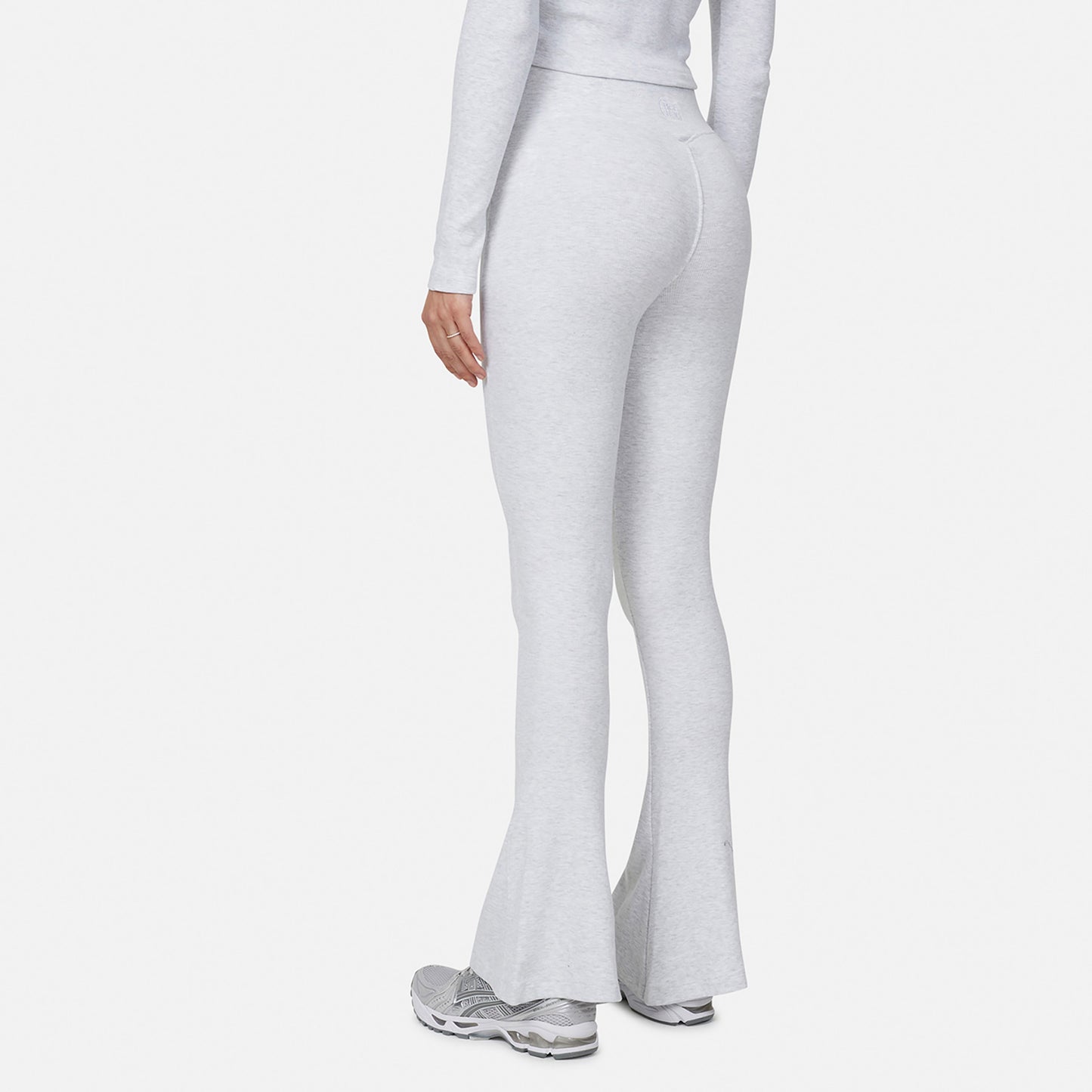 Good For Nothing Brown Flared Ribbed Leggings - Brown Image 2