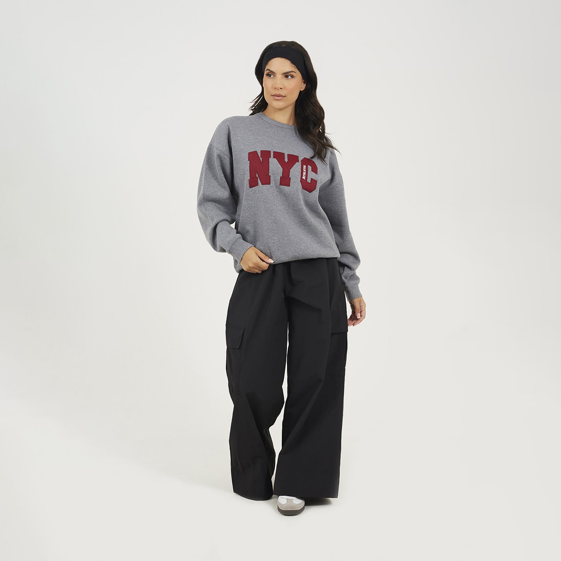 Brave Soul Black Baggy Cargo Trousers With Pocket Details - Black Image 3