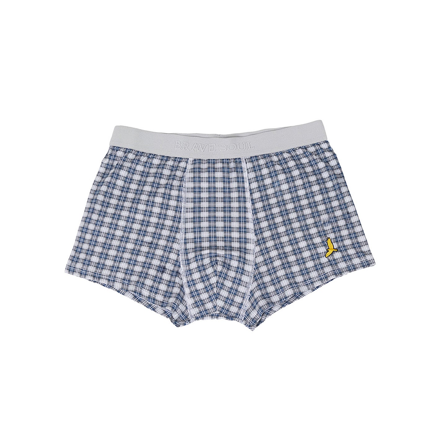 Brave Soul Navy Pack of 7 Boxers with Embroidery Detail - Navy Image 2