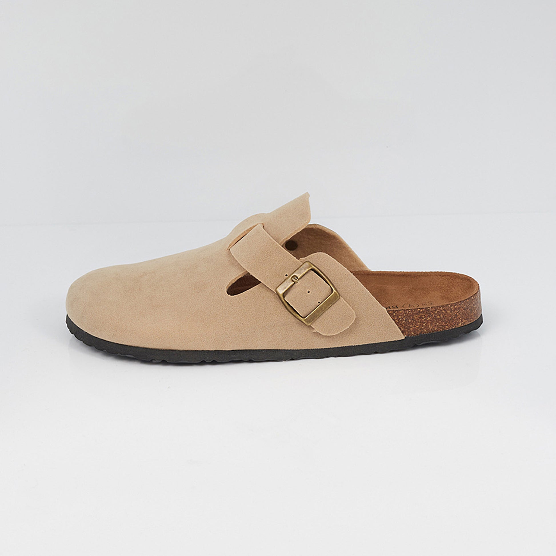 Brave Soul Taupe Faux Suede Mule Sandals - Taupe Image 3