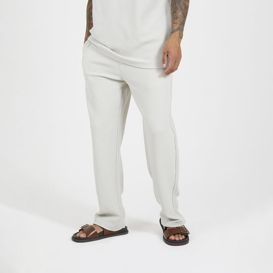 Brave Soul Taupe Straight Leg Joggers - Taupe Image 1