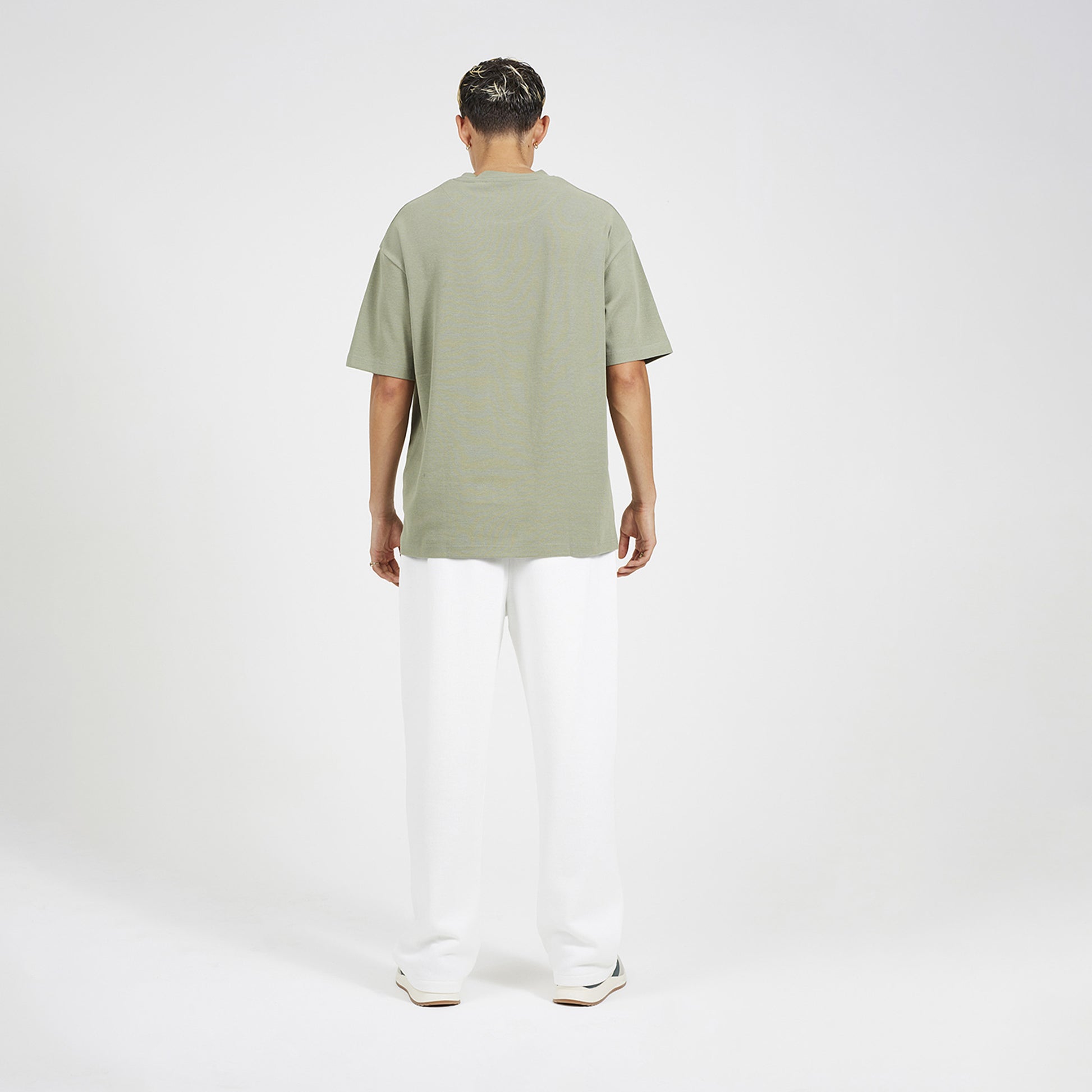 Brave Soul Cream Wide Leg Joggers - Cream Image 2