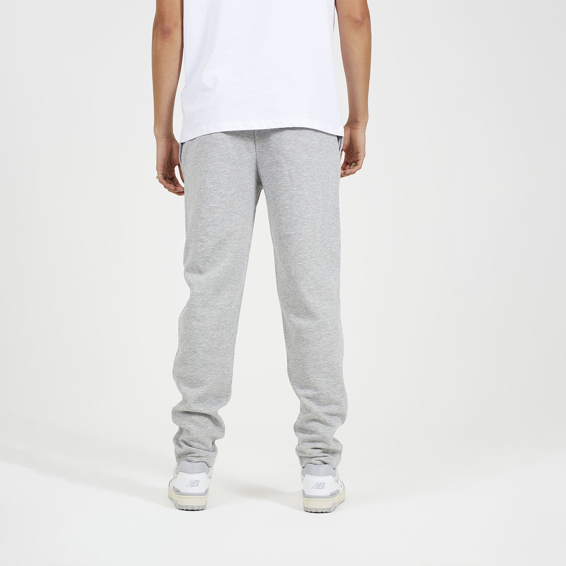 Brave Soul Grey Straight Leg Open Hem Joggers - Grey Image 2