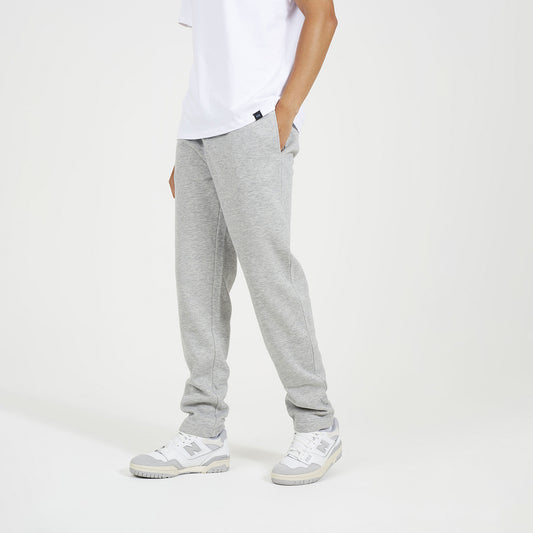 Brave Soul Grey Straight Leg Open Hem Joggers - Grey Image 1