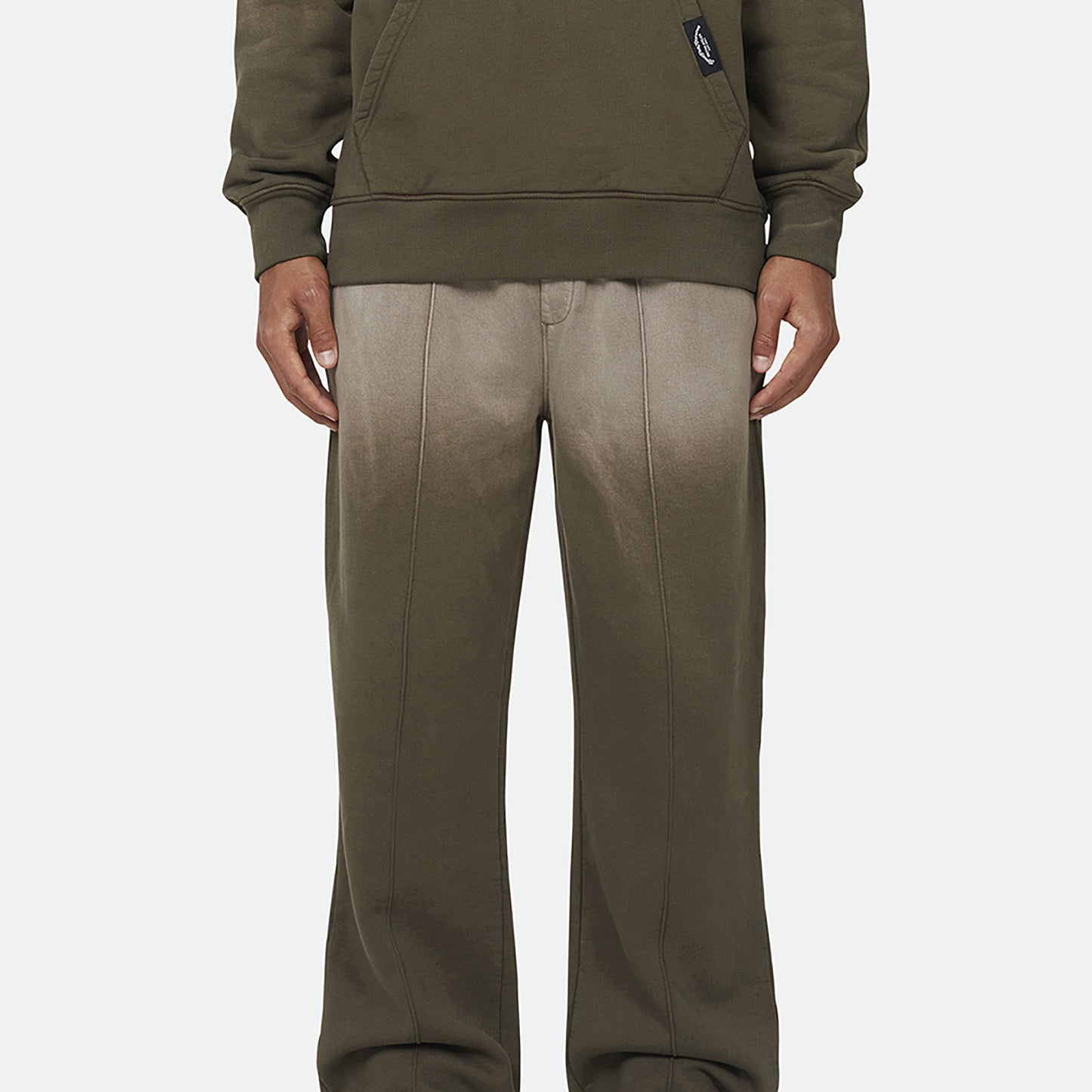 Good For Nothing  Brown Gradient Baggy Joggers - Brown Image 1