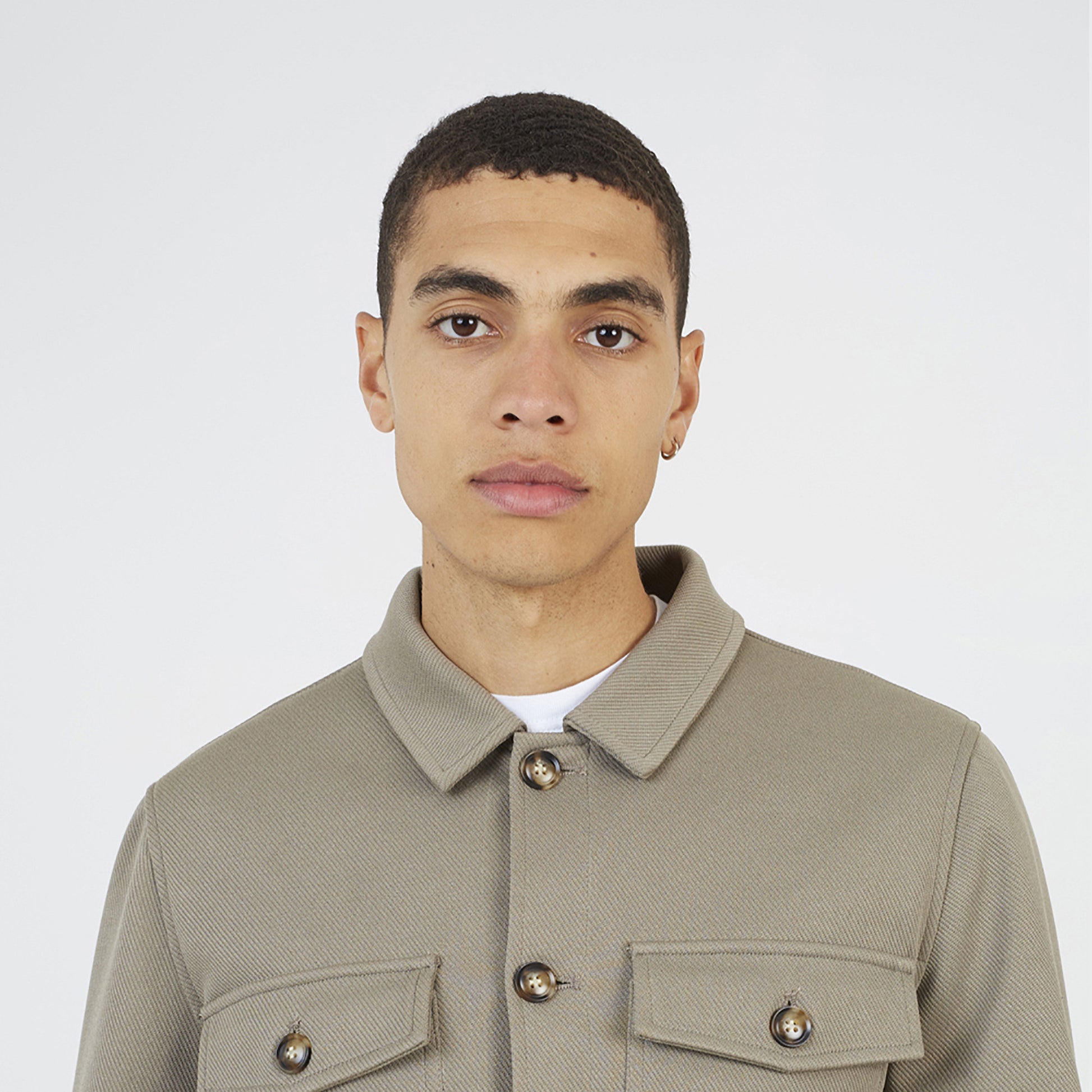 Brave Soul Pale Green Button Through Shacket - Pale Green Image 4