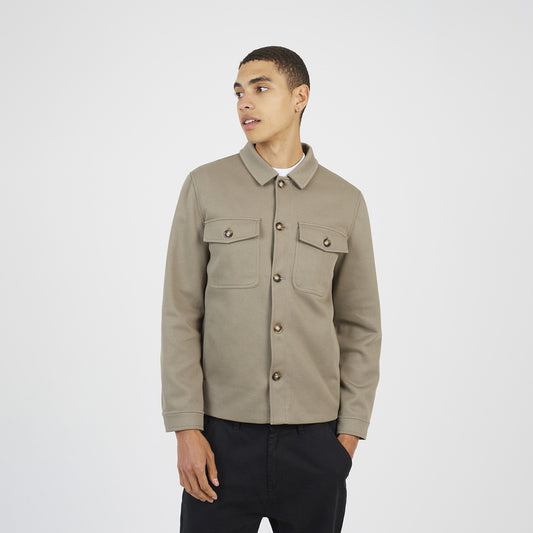 Brave Soul Pale Green Button Through Shacket - Pale Green Image 1