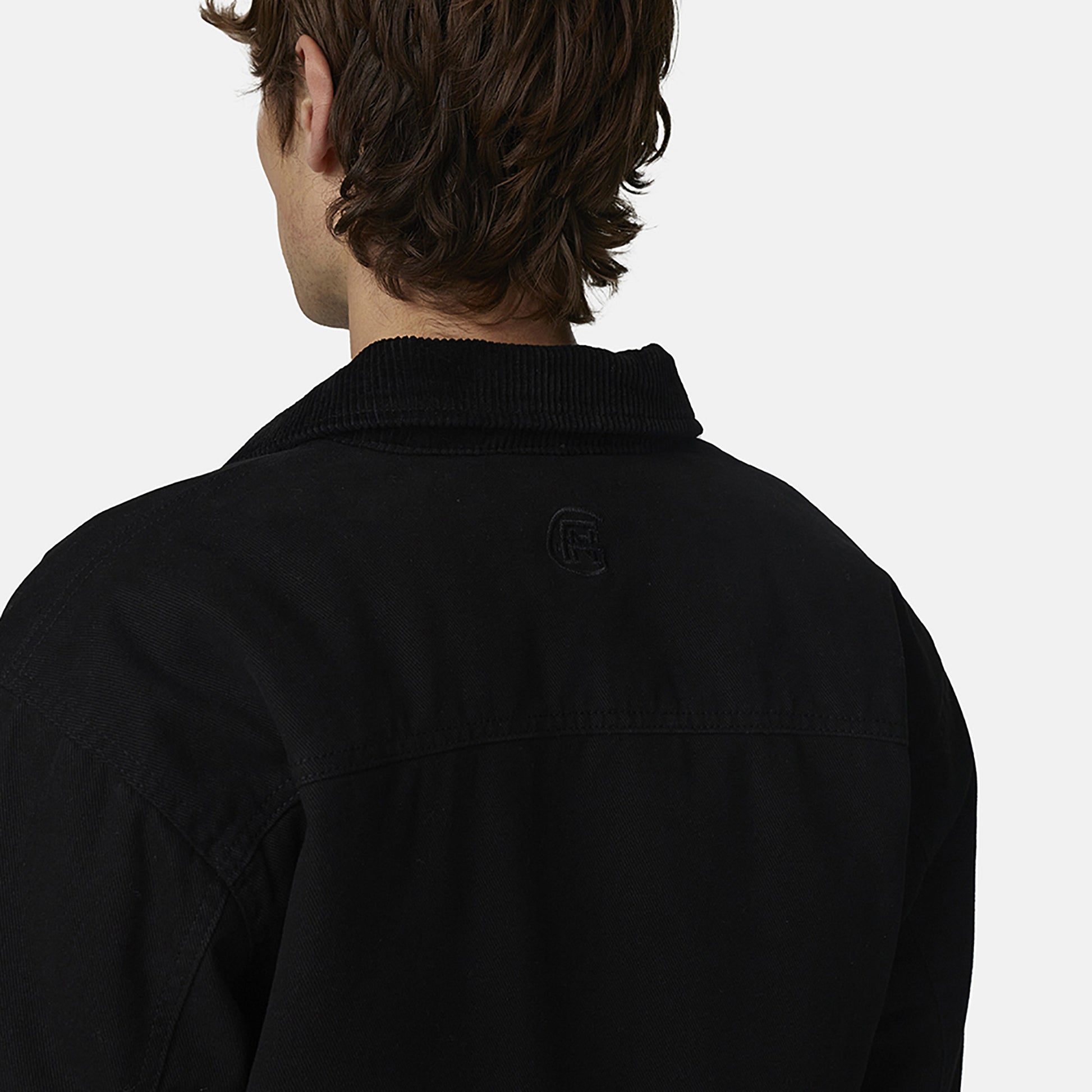 Good For Nothing  Black Washed Worker Jacket - Black Image 5