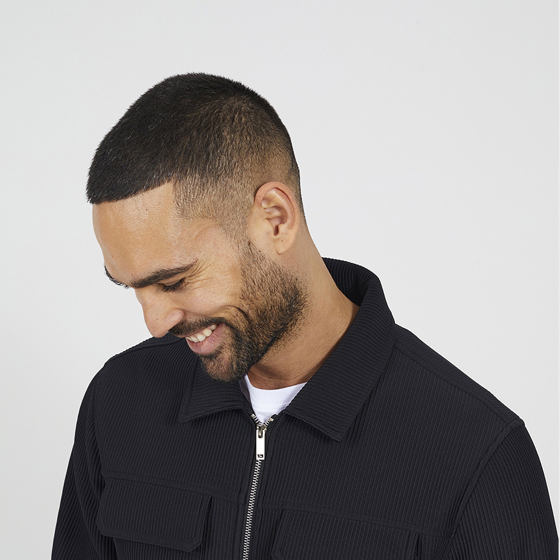 Brave Soul Black Patch Pocket Shacket - Black Image 4