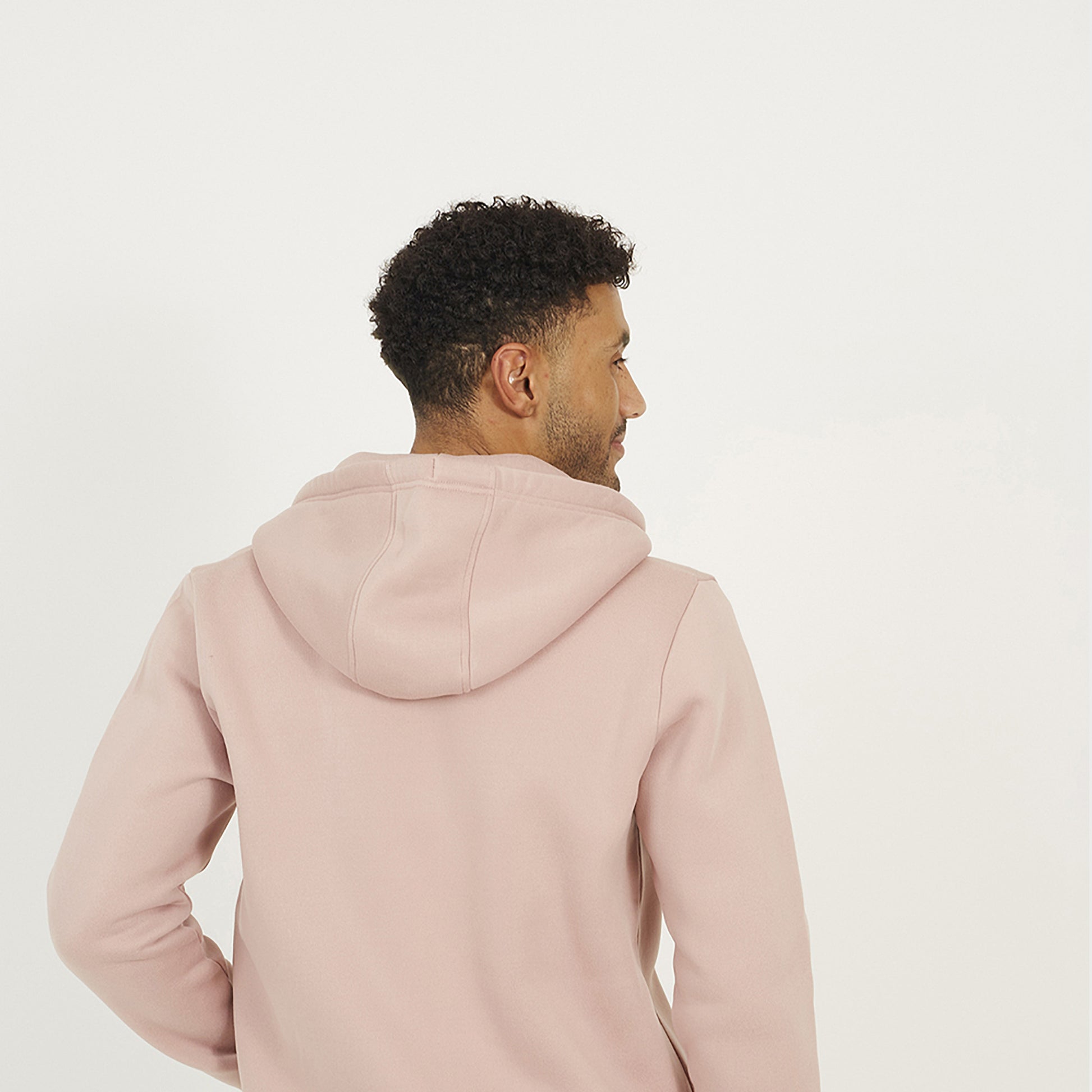 Brave Soul Pink Zip Through Hoodie - Pink Image 2