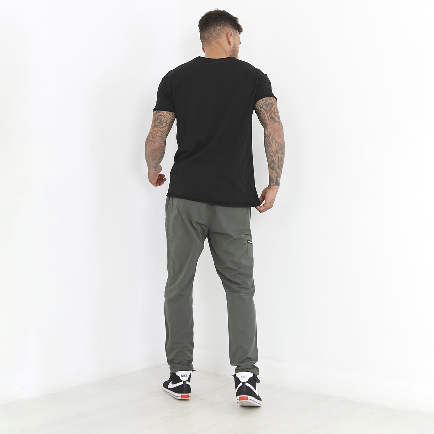 Brave Soul Khaki Elasticated Waist Utility Trousers - Khaki Image 2