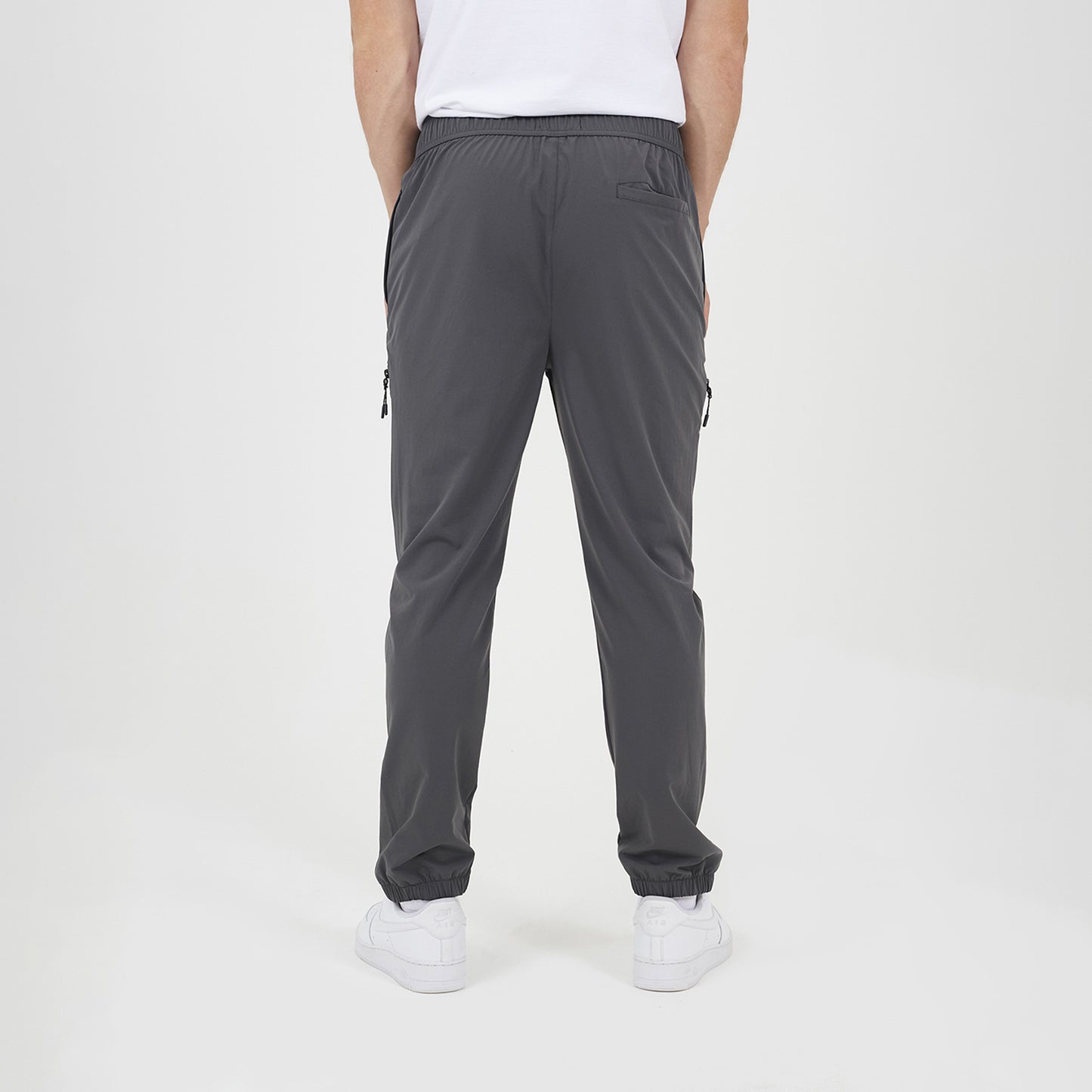 Brave Soul Dark Grey Straight Leg Elasticated Waist Trousers - Dark Grey Image 2