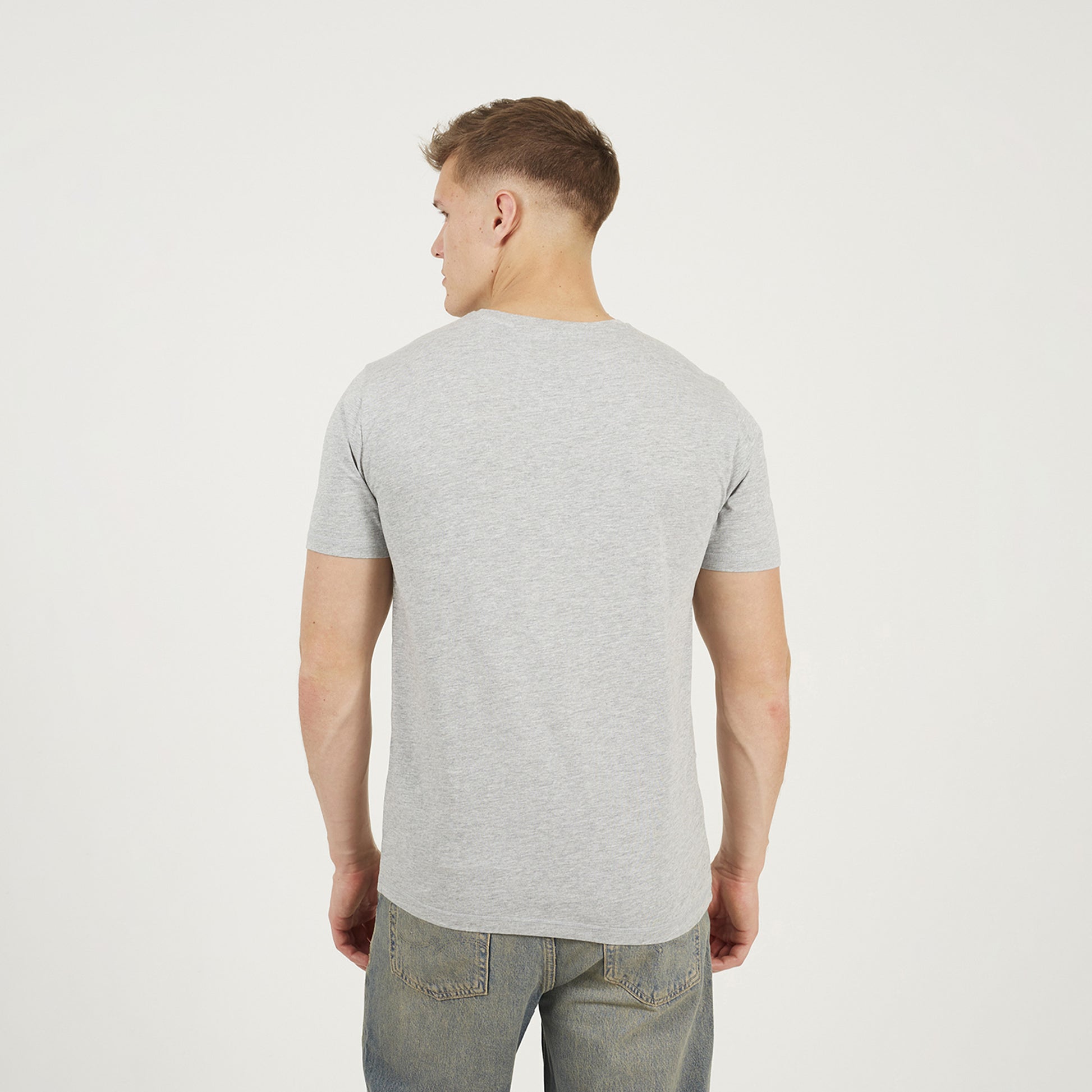 Brave Soul Navy 2 Pack Crew Neck T-Shirts - Navy Image 3