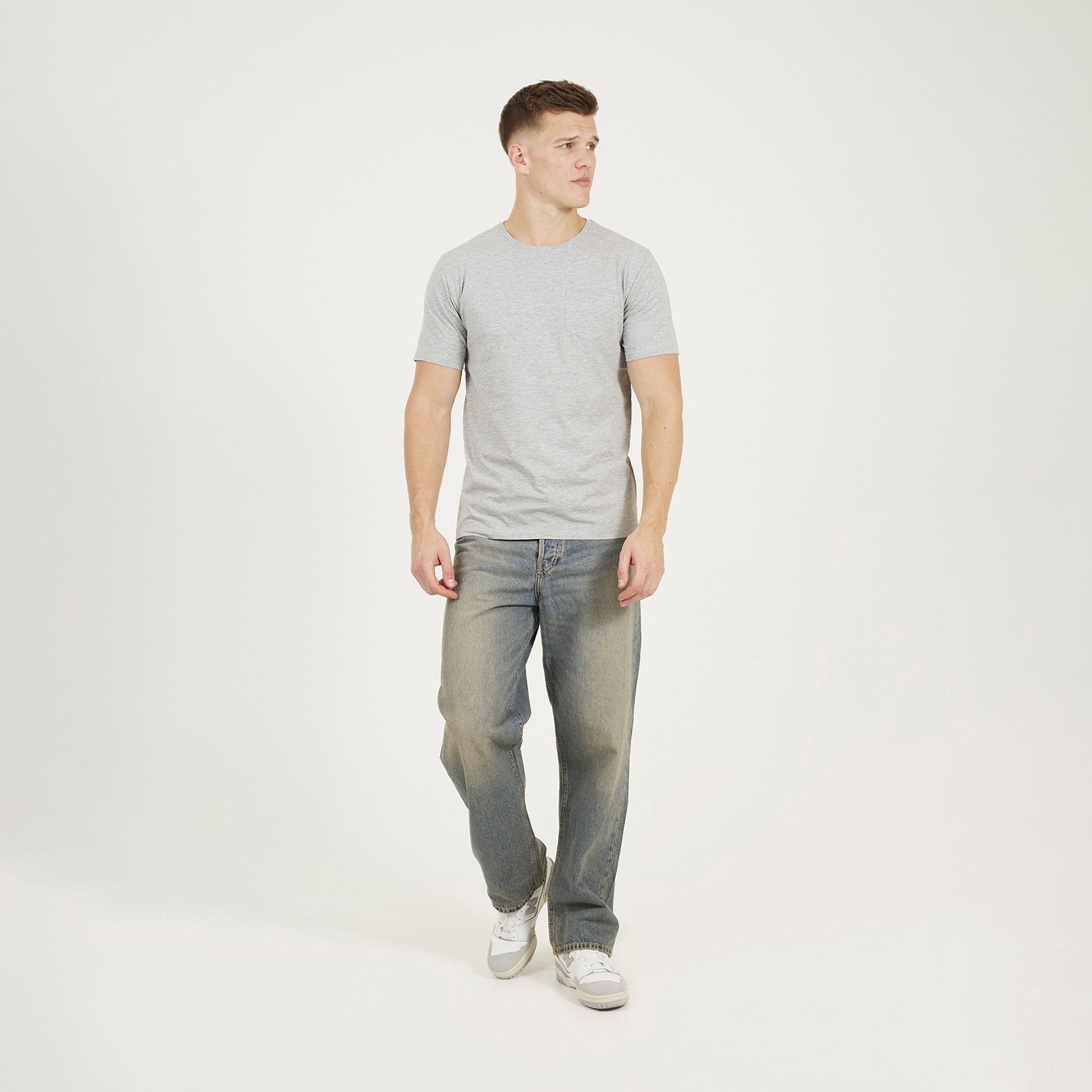 Brave Soul Navy 2 Pack Crew Neck T-Shirts - Navy Image 4