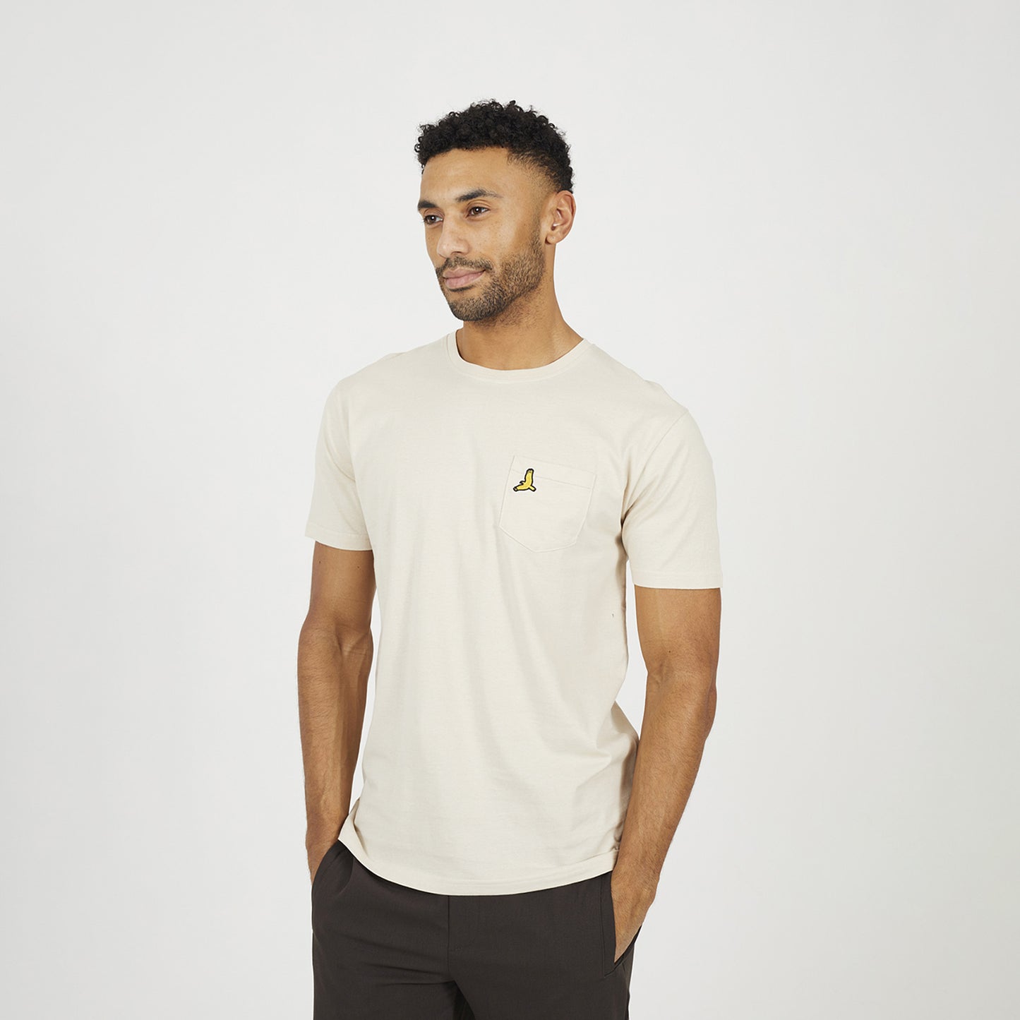 Brave Soul Light Blue 3-Pack Crew Neck T-Shirts - Light Blue Image 5