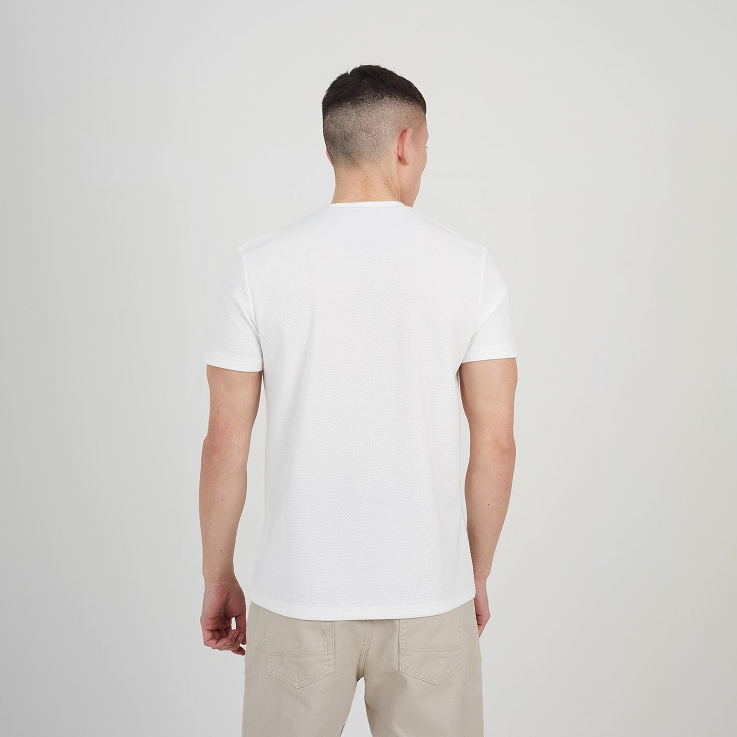Brave Soul Cream Crew Neck T-Shirt - Cream Image 2