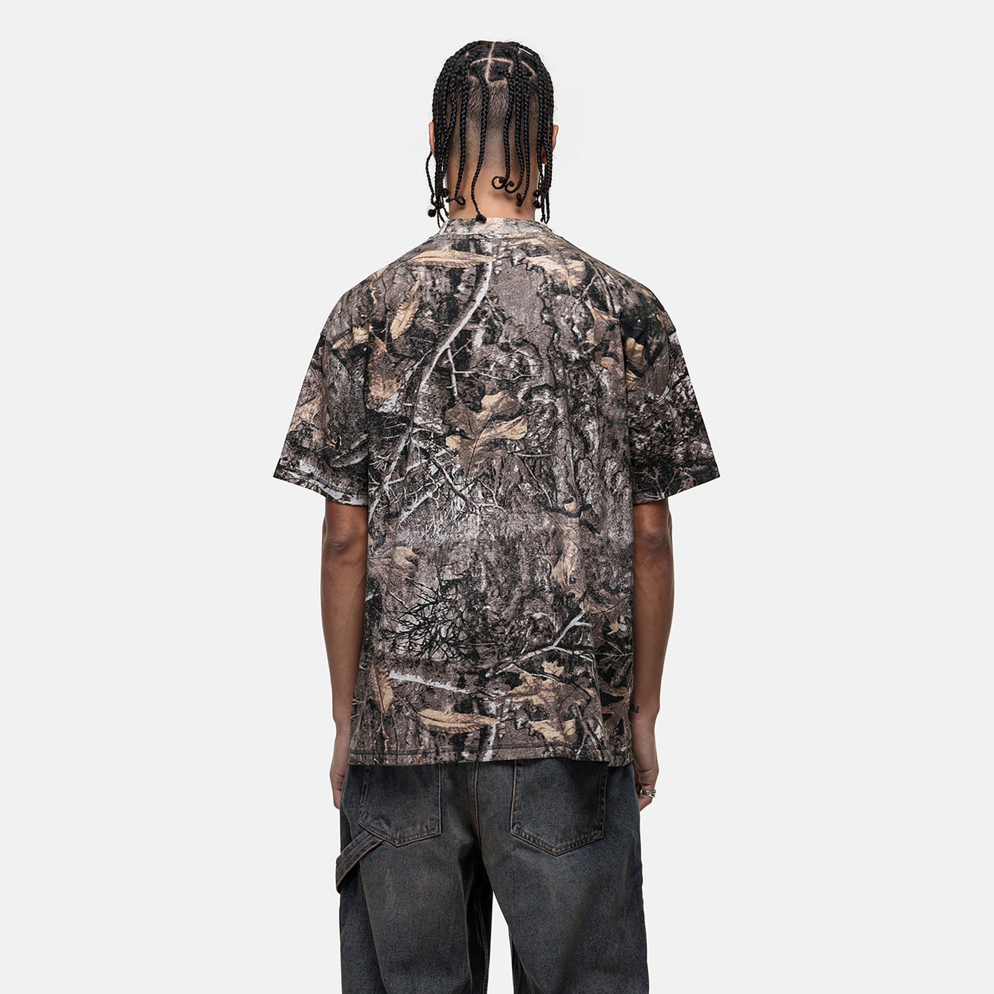 Good For Nothing Brown Camo Relaxed T-Shirt - Brown Image 2