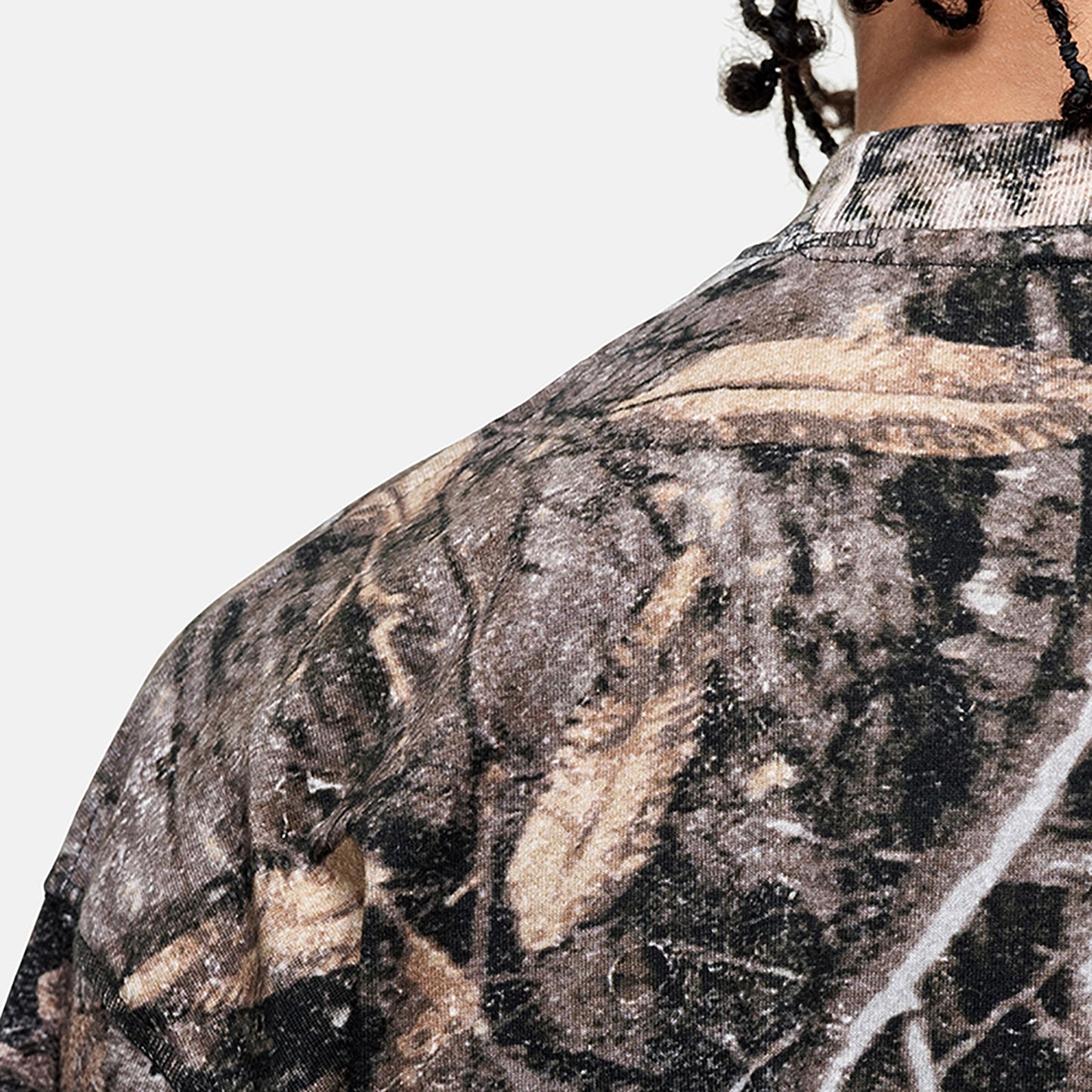 Good For Nothing Brown Camo Relaxed T-Shirt - Brown Image 4