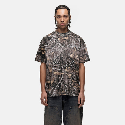 Good For Nothing Brown Camo Relaxed T-Shirt - Brown Image 1