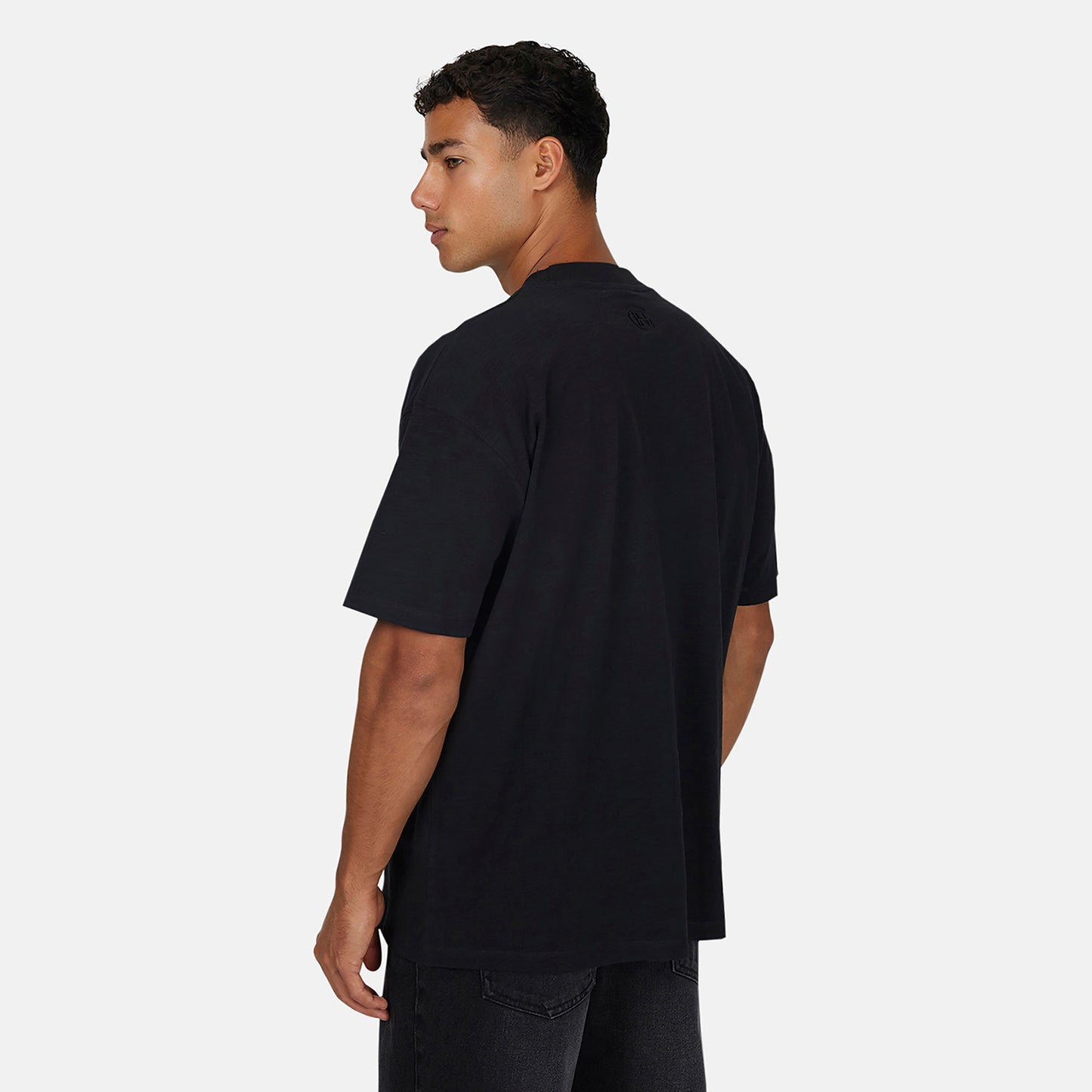 Good For Nothing  Black Relaxed T-Shirt - Black Image 2