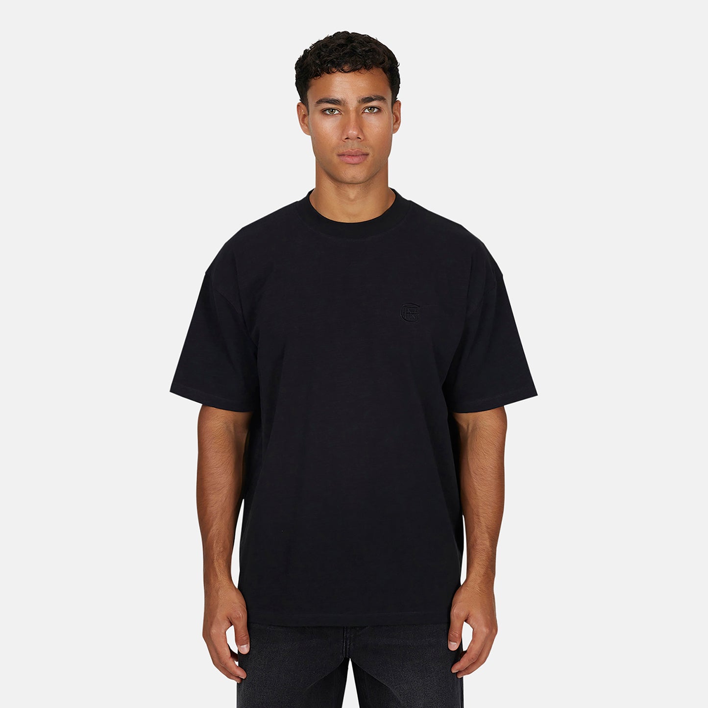 Good For Nothing  Black Relaxed T-Shirt - Black Image 1