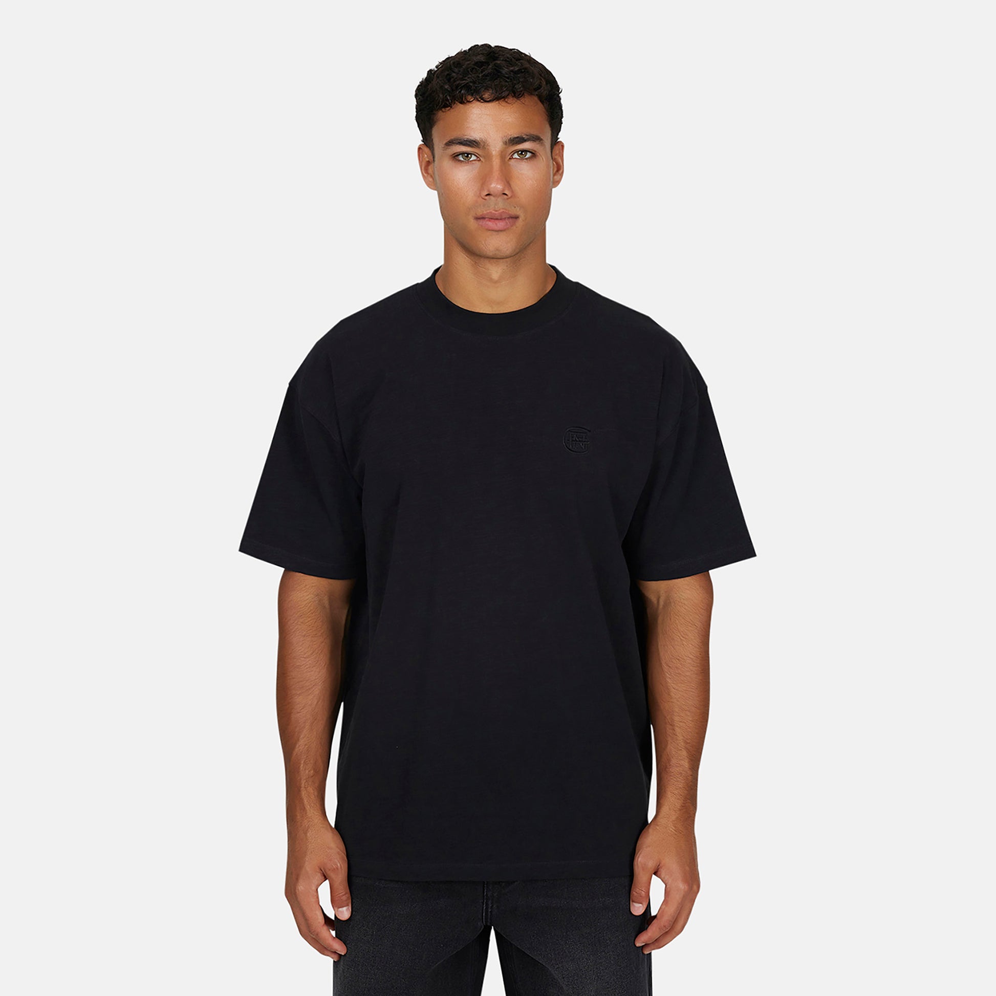 Good For Nothing  Black Relaxed T-Shirt - Black Image 1